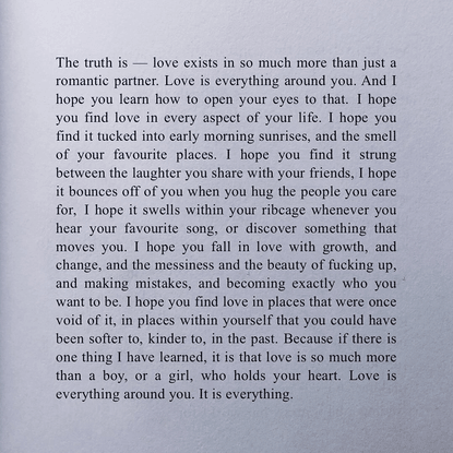 Love is Everything - Bianca Sparacino (@rainbowsalt) on Instagram