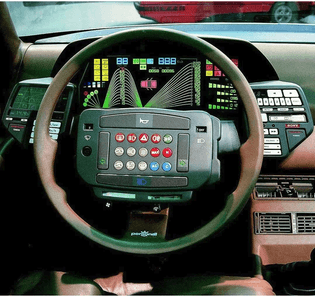 Lancia Orca Concept Car: Dashboard (1982)