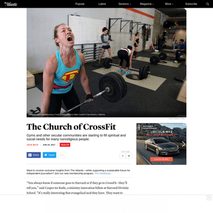 How CrossFit Acts Like a Religion