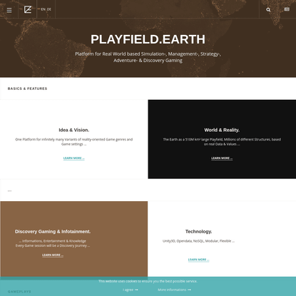 Home - Playfield.Earth