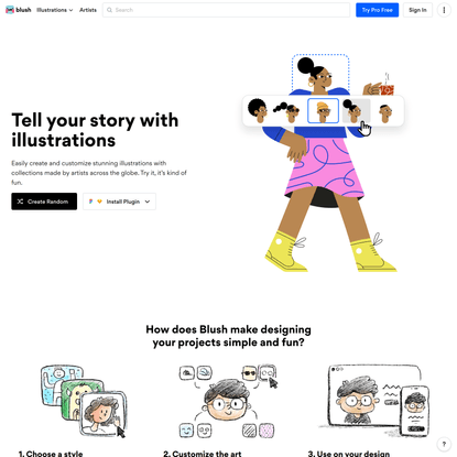 Blush: Illustrations for everyone