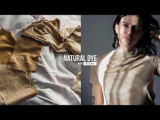 HOW TO NATURALLY DYE FABRIC WITH COFFEE | BOTANICAL COLORS | SHADES OF BROWN