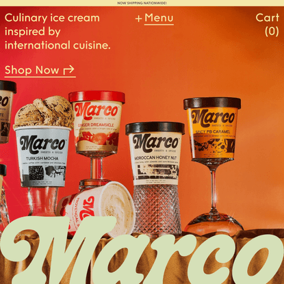 Marco — Culinary Ice Cream