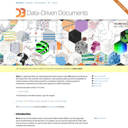 D3.js - Data-Driven Documents