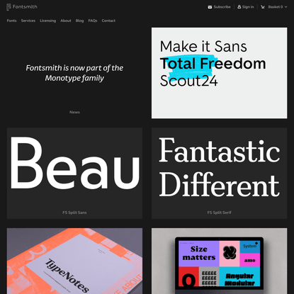 Boutique Type Foundry - Font Foundry London