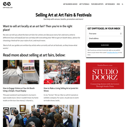 How to Sell Your Art (Like a Pro) at Art Fairs &amp; Festivals