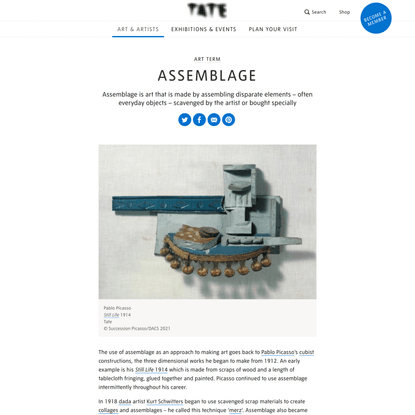 Assemblage – Art Term | Tate