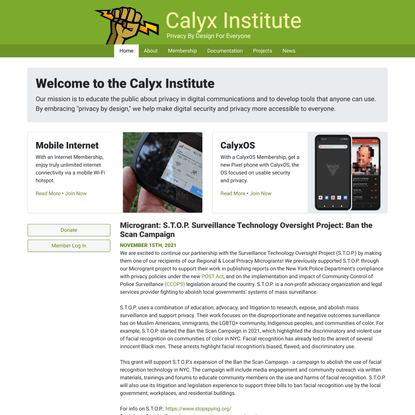 Home - Calyx Institute