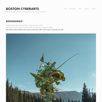 Beginnings2 — Boston Cyberarts