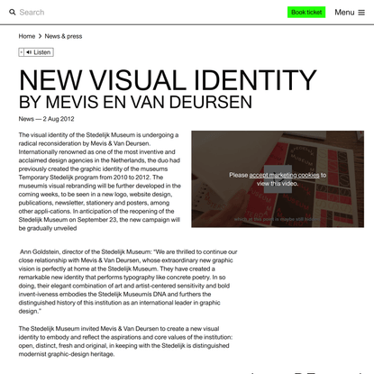 new visual identity by mevis en van deursen