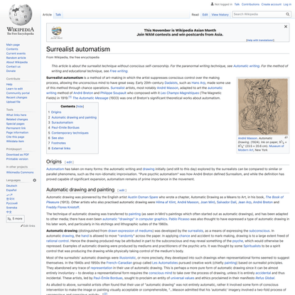 Surrealist automatism - Wikipedia