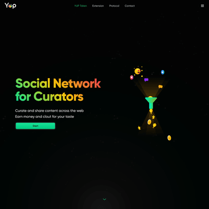 Yup • Social Network for Curators