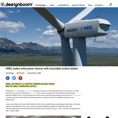 NREL makes wind power cleaner with recyclable turbine blades
