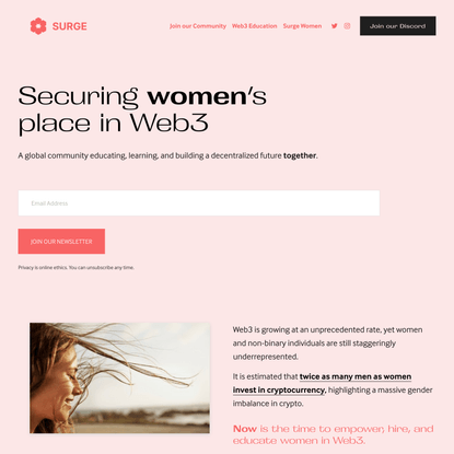 Surge - Crypto Education for Women