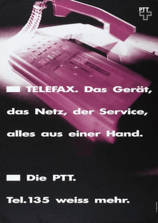Postal Telegraph and Telephone Poster, 1990