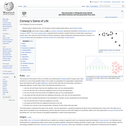 Conway’s Game of Life - Wikipedia
