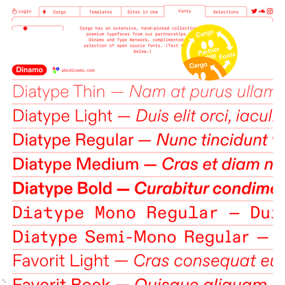 Fonts — Put your projects on the Web.