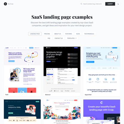 The best landing page examples for design inspiration - SaaS Landing Page