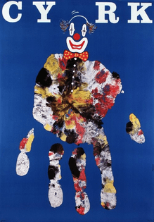 Circus Blue Hand
