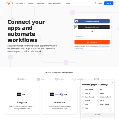 Zapier | The easiest way to automate your work