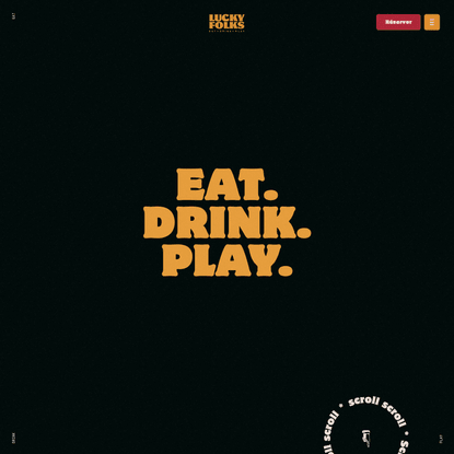Lucky Folks - EAT DRINK PLAY