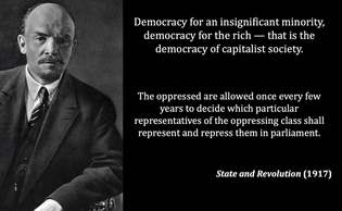 democracy and capitalism - state and revolution 1917