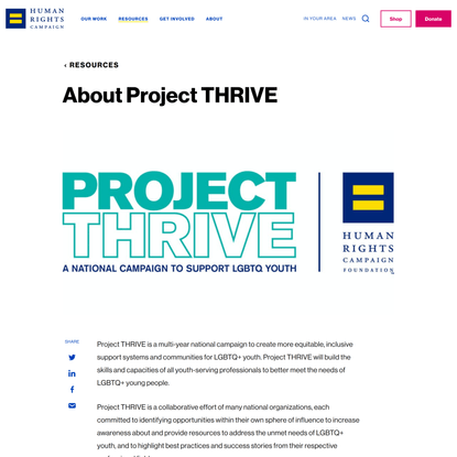 About Project THRIVE
