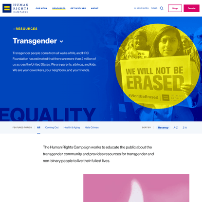 Transgender + Non-Binary Resources