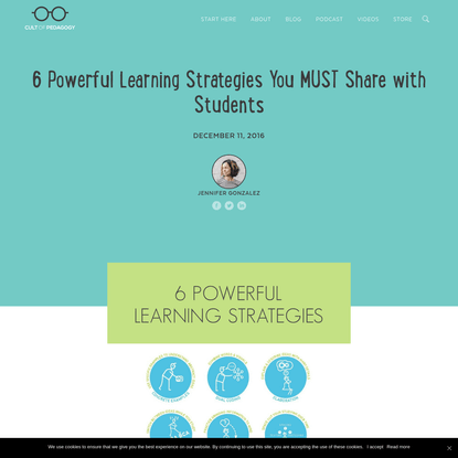 6 Powerful Learning Strategies You MUST Share with Students