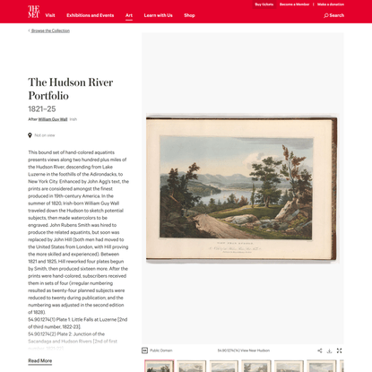 After William Guy Wall | The Hudson River Portfolio | The Metropolitan Museum of Art