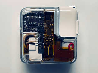 Apple 29W charger prototype in acrylic