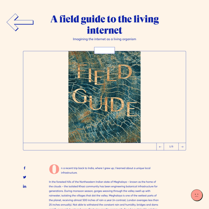 A field guide to the living internet