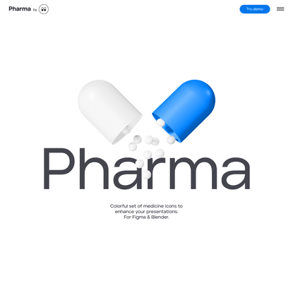 Pharmacy 3d illustrations — high quality assets
