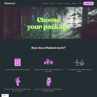 Planted | Choose your path to a climate-positive future