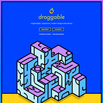 Draggable JS – JavaScript drag and drop library