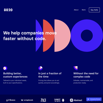 8020 | We help companies move faster without code.