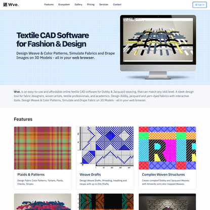 Wve - Online Textile CAD Software for Fashion &amp; Design