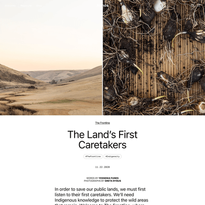 The Land’s First Caretakers