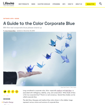 Understanding the Definition of "Corporate Blue"