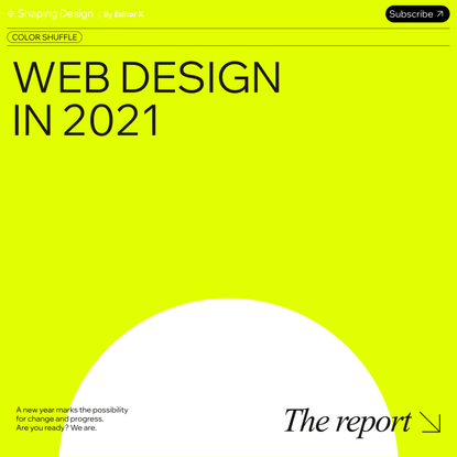 Web Design Trends in 2021: The Report