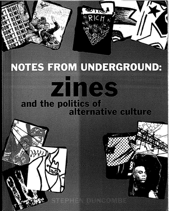 zines and the politics of alternative culture 1997
