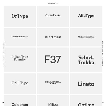 foundry.nu ~ a collection of type foundries