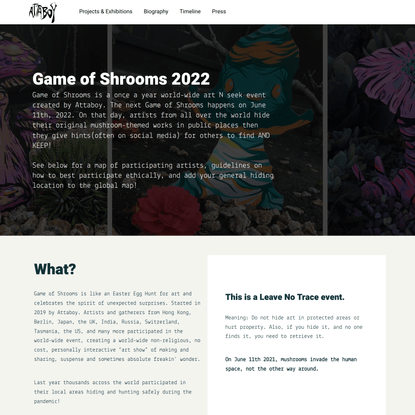 Game of Shrooms 2022 – Daniel “Attaboy” Seifert