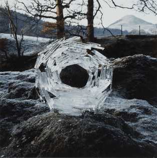 Andy Goldsworthy River Ice Wrapped Around a River Stone, 1992