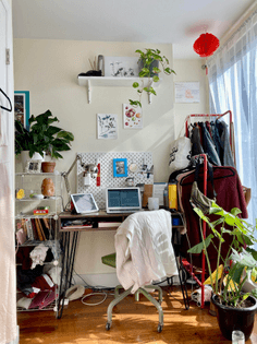 Grateful for my study spot during exam season, Brooklyn, NY