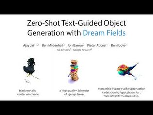 Zero-Shot Text-Guided Object Generation with Dream Fields