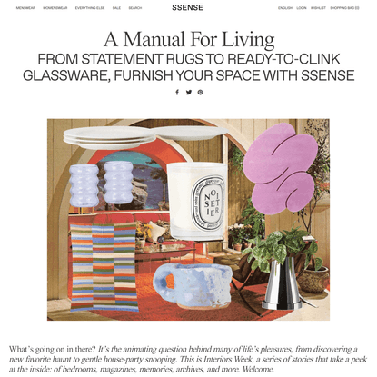 A Manual For Living
