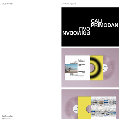 Cali PrimoDan – Visual Journal