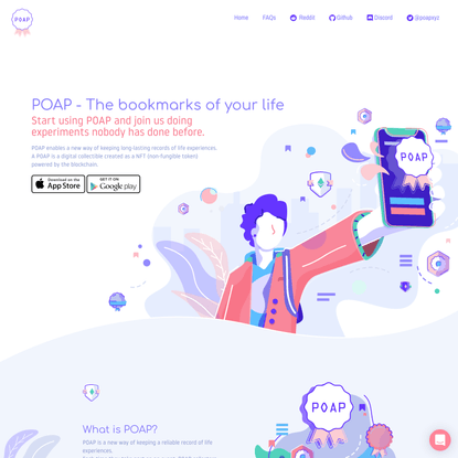 POAP - Homepage