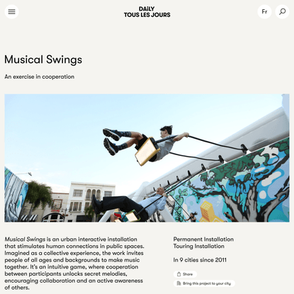 Musical Swings | Daily tous les jours